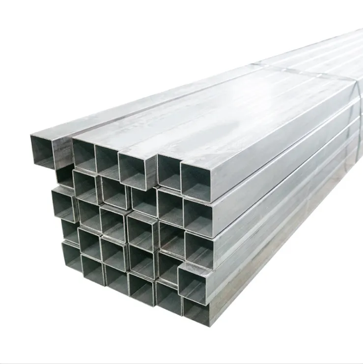 galvanized steel pipe iron rectangular tube gi iron
